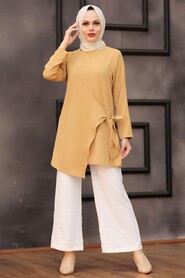 Mustard Hijab Dual Suit 3039HR - 1