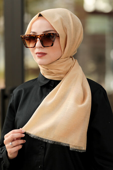 Mustard Hijab Shawl 7536HR - NEVA STYLE