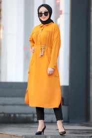 Mustard Hijab Tunic 10078HR - 4