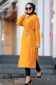 Mustard Hijab Tunic 10078HR - 2