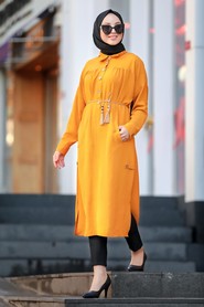 Mustard Hijab Tunic 10078HR - 1