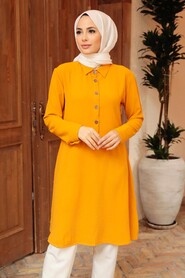 Mustard Hijab Tunic 1050HR - 2