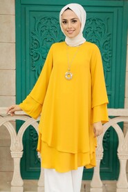 Mustard Hijab Tunic 2443HR - 2
