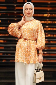 Mustard Hijab Tunic 2445HR - 1