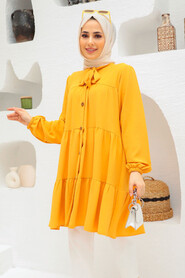 Mustard Hijab Tunic 2588HR - 2