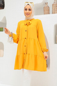 Mustard Hijab Tunic 2588HR - 1