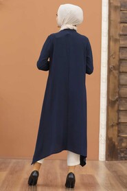 Navy Blue Hijab Tunic 540L - 2