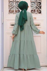  Almond Green High Quality Dress 5850CY - 3