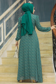  Almond Green Modest Dress 279311CY - 4