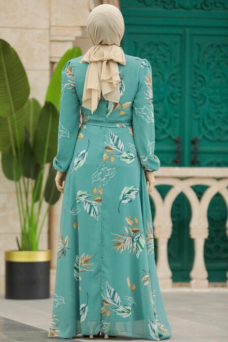 green emerald velvet dress Luxury Sage Green Dubai Evening Dresses Mermaid Muslim Long Sleeves SS398, Lilac / 12 main image 1