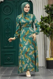  Almond Green Plus Size Dress 27930CY - 2