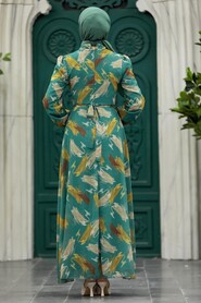 Almond Green Plus Size Dress 27930CY - 3