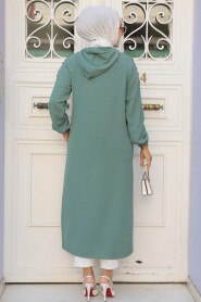  Almond Green Women Coat 511CY - 3