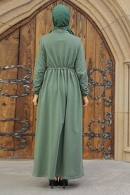  Almond Green Women Dress 1372CY - 2