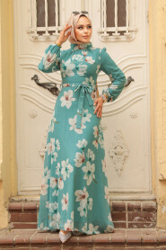  Almond Green Women Dress 279314CY - 2