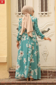  Almond Green Women Dress 279314CY - 4