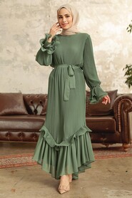  Almond Green Women Dress 3856CY - 2