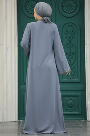  Anthracite Abaya For Women 20070ANT - 4