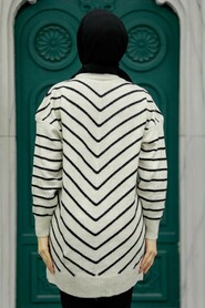  Beige High Quality Knitwear Tunic 81861BEJ - 2