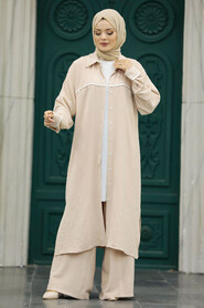  Beige High Quality Triple Suit 30126BEJ - 1