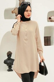  Beige High Quality Tunic 1150BEJ - NEVA STYLE