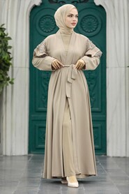  Beige Hijab For Women Abaya 388900BEJ - 1