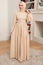  Beige Hijab Muslim 11015BEJ - 2