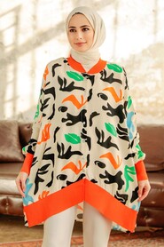  Beige Hijab Turkish Tunic 11903BEJ - 1