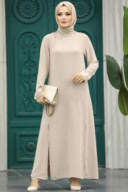  Beige Modest Dual Suit 21021BEJ - 2