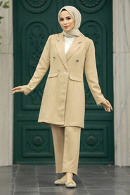  Beige Modest Dual Suit 5851BEJ - 1