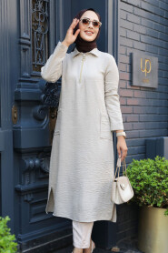  Beige Modest Tops 4771BEJ - 2