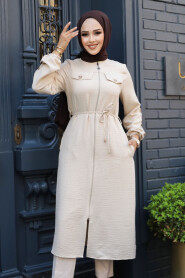  Beige Modest Tunic 645BEJ - 2