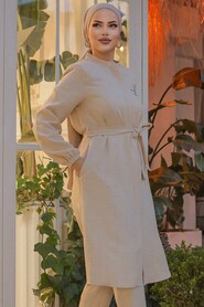  Beige Modest Tunic 646BEJ - 1