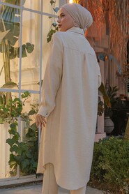  Beige Modest Tunic 660BEJ - 4