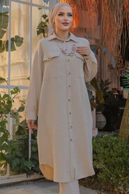 Beige Modest Tunic 660BEJ - 2