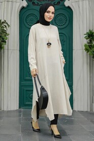  Beige Muslim Tunic 2450BEJ - 1