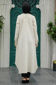  Beige Muslim Tunic 2450BEJ - 3