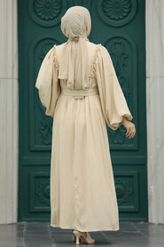  Beige Women Dress 70301BEJ - 3