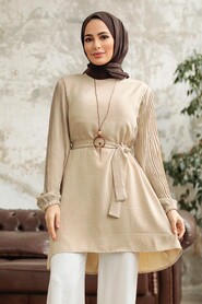  Beige Women Tunic 41221BEJ - 2