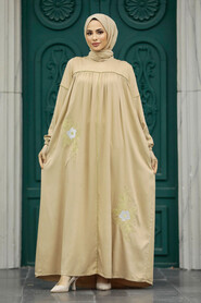  Bej Muslim Dress 8999BEJ - 1