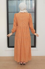  Biscuit Hijab Dress 1073BS - 4