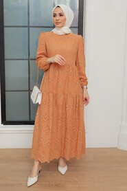  Biscuit Hijab Dress 1073BS - 2