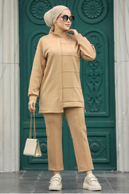  Biscuit Hijab Dual Suit 70801BS - 1