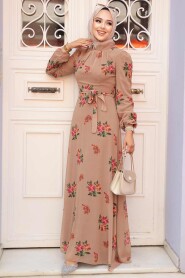  Biscuit Hijab For Women Dress 27943BS - 2