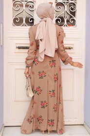  Biscuit Hijab For Women Dress 27943BS - 4