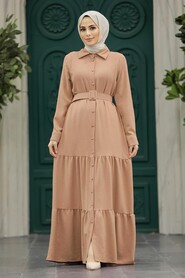  Biscuit Hijab For Women Dress 5849BS - NEVA STYLE