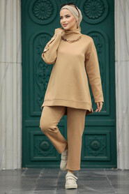  Biscuit Hijab For Women Dual Suit 70241BS - 2