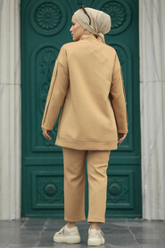  Biscuit Hijab For Women Dual Suit 70241BS - 4