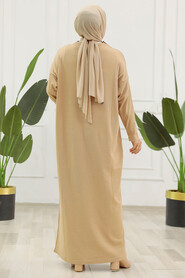  Biscuit Hijab For Women Mercerized Dress 10149BS - 3