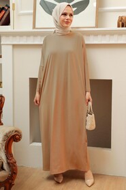  Biscuit Hijab Turkish Abaya 17801BS - NEVA STYLE